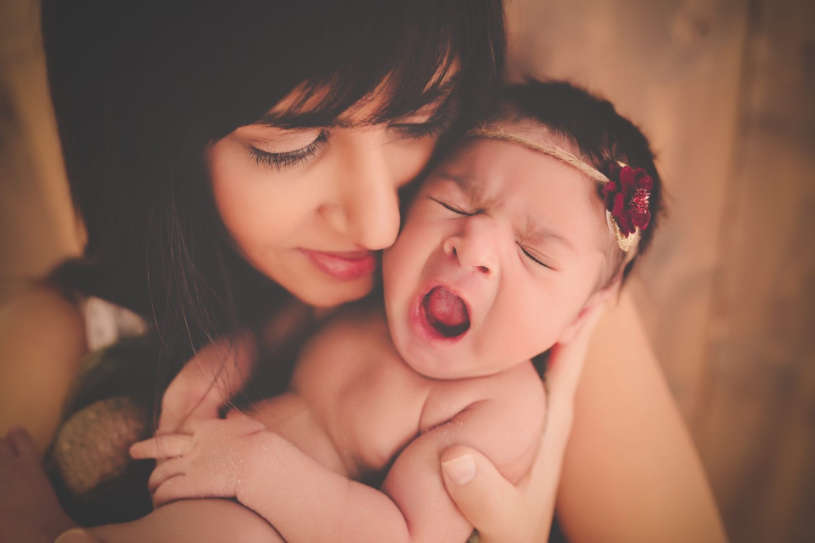 Newborn with parents in-home session - Moorpark family photographer