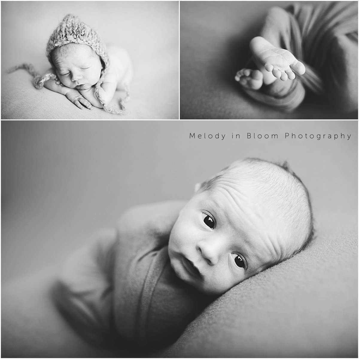 a collage of photos showing a newborn baby